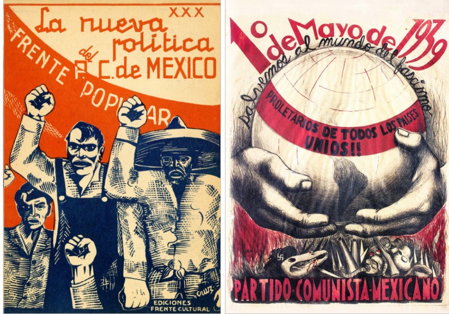 6 Al tErmino del sexenio cardenista.jpg Al término del sexenio cardenista, diferentes organizaciones populares hicieron frente común para “salvar al mundo del fascismo” y proteger las conquistas sociales del pueblo. Fotos recuperadas del libro: A 100 años de lucha popular.