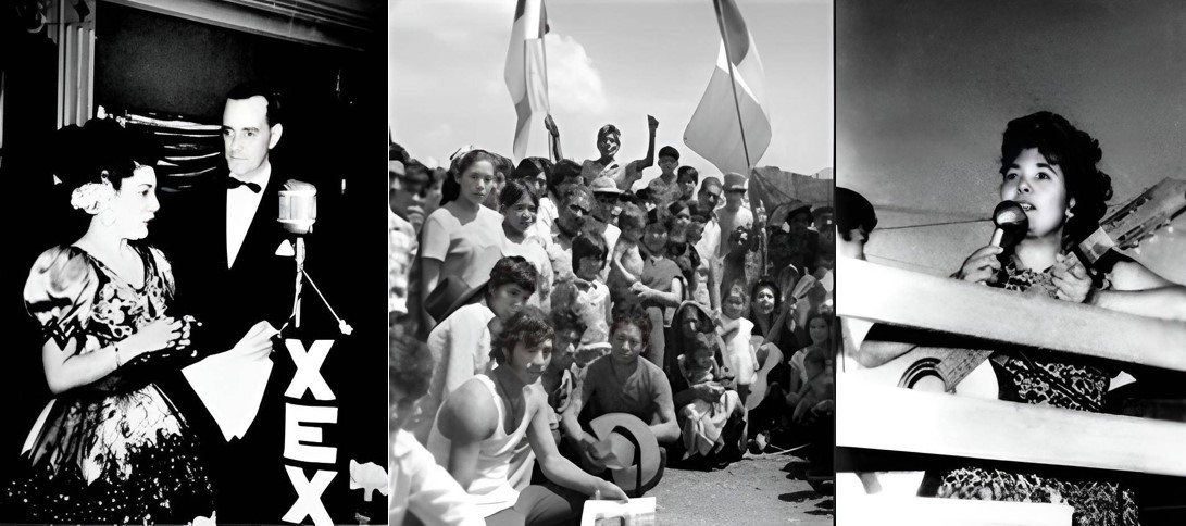 Bautizada por Tata Nacho como “La Tamaulipeca” trabajó en la radio, carpas, centros nocturnos y en cuadriláteros de box ubicados en barrios populares. Fotos recuperadas del libro: La otra cara de la patria.