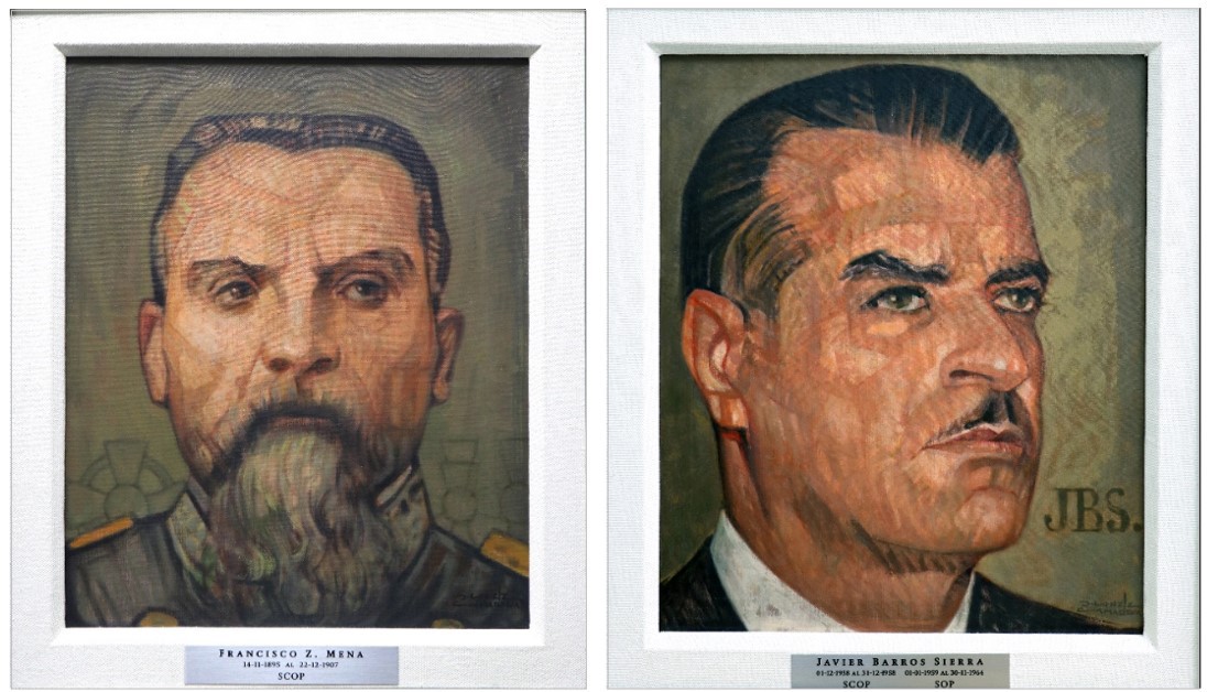 General Francisco Z.jpg General Francisco Z. Mena e Ing. Javier Barros Sierra. SICT.