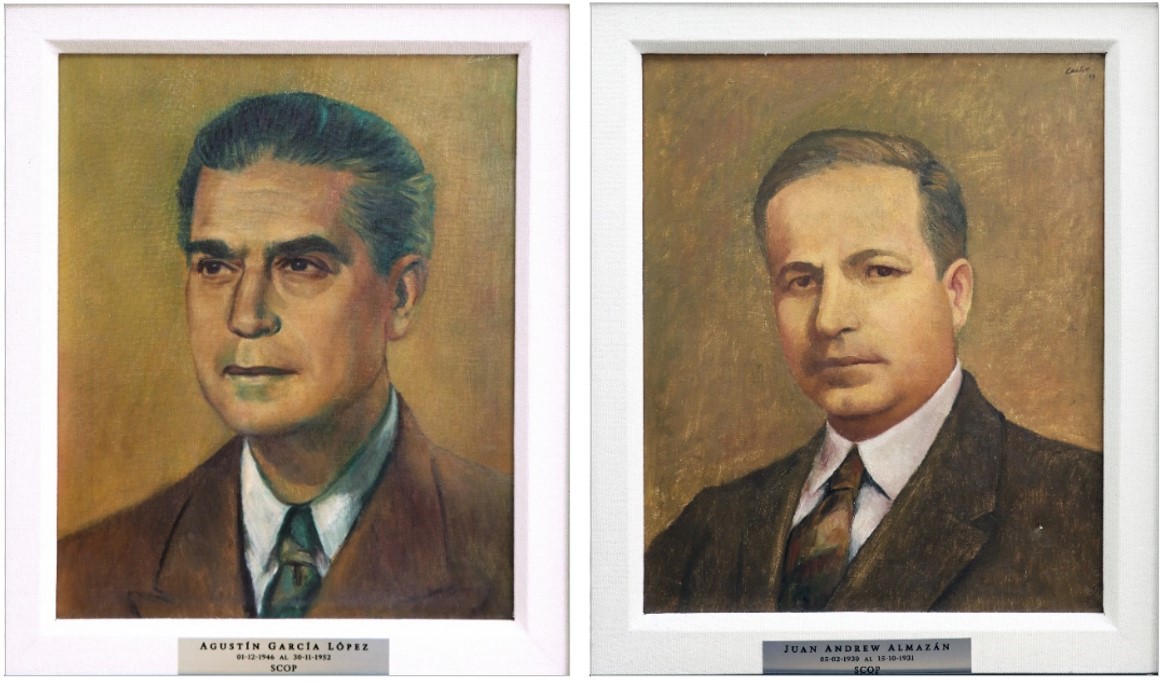 Ing Agustin Garcia Lopez.jpg Ing. Agustín García López y General Juan Andrew Almazán. Colección SICT.