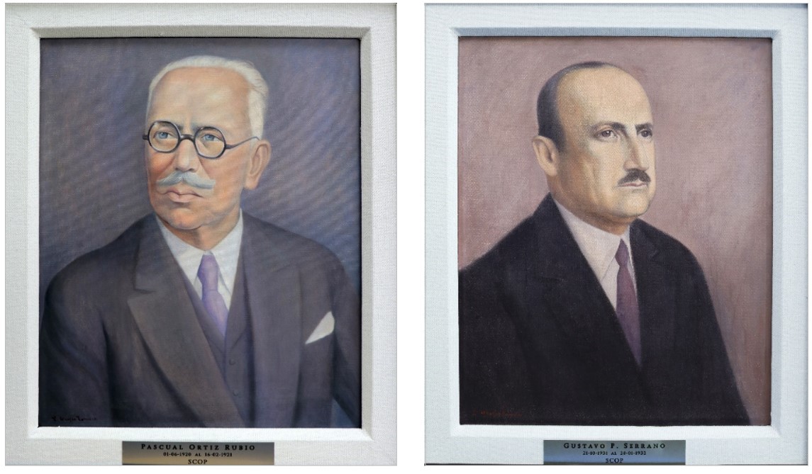 Ing Pascual Ortiz Rubio.jpg Ing. Pascual Ortiz Rubio e Ing. Gustavo P. Serrano. Colección SICT.