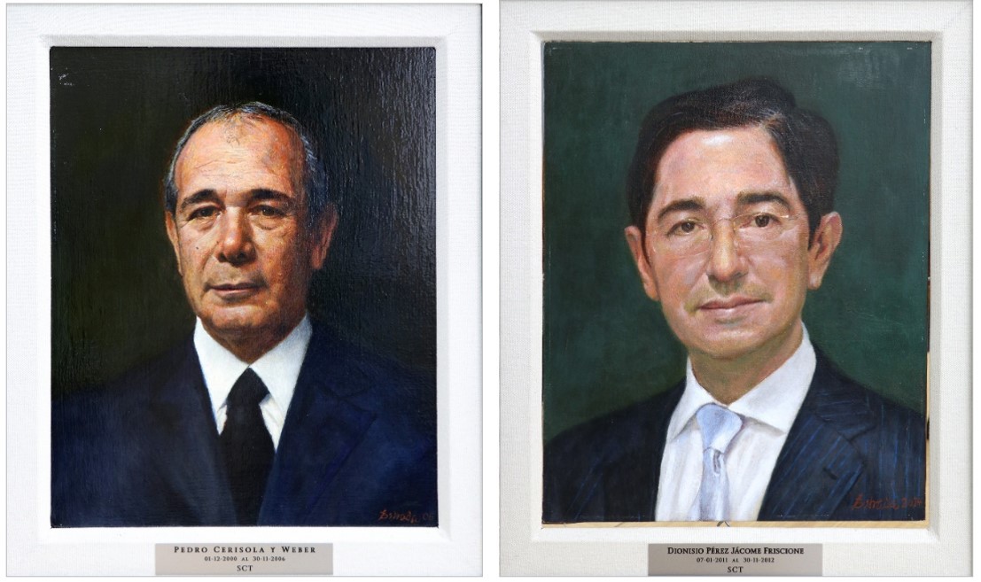 Ing. Pedro Cerisola y Weber y Lic. Dionisio Pérez Jácome. Colección SICT.