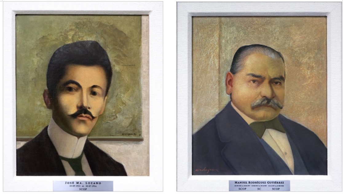 Lic Jose Maria Lozano.jpg Lic. José María Lozano e Ing. Manuel Rodríguez Gutiérrez. Colección SICT.