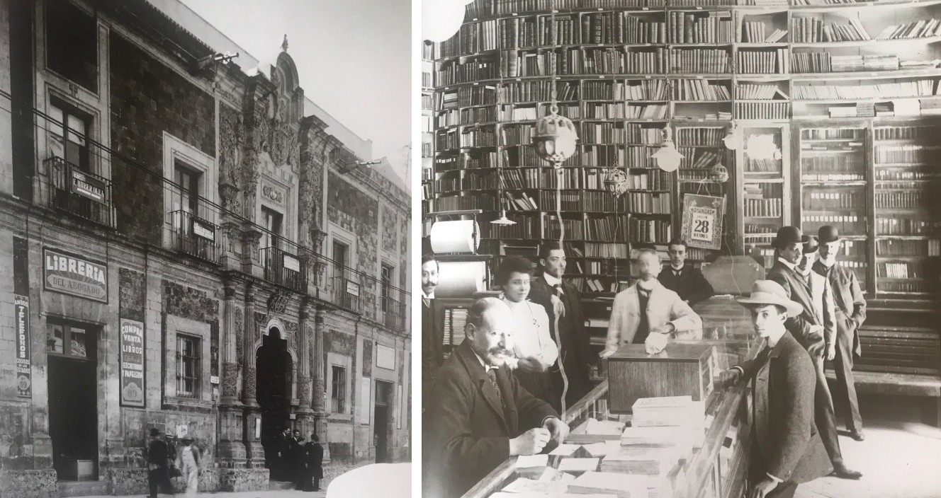 Ser mexicano es educarse.jpg “Ser mexicano es educarse” no sólo en los planteles, sino accediendo al conocimiento en bibliotecas y librerías donde los jóvenes adquirían obras de todo género. Fotografías recuperadas del libro: 1910: La Universidad Nacional y el barrio universitario y de El Tiempo y su Memoria.