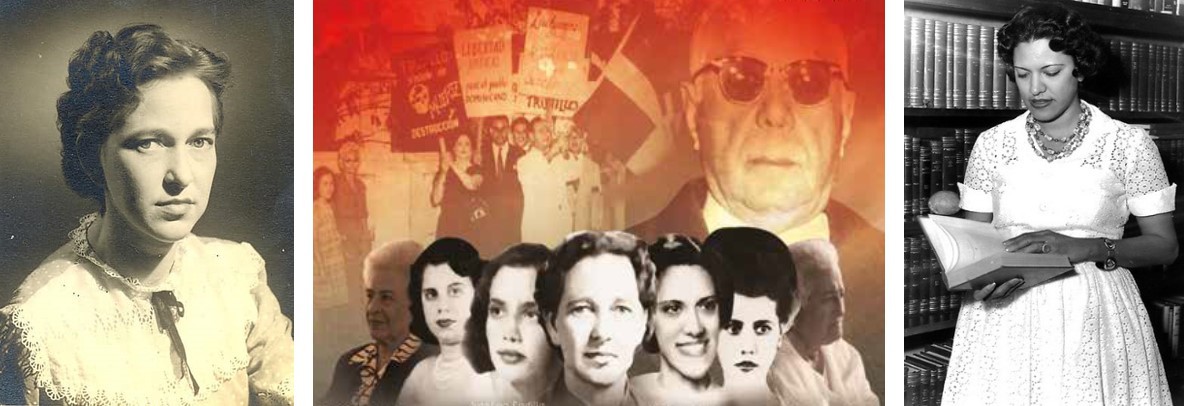 4 Simpatizantes de intelectuales y artistas.jpg Simpatizantes de intelectuales y artistas como Carmen Natalia Martínez Bonilla y Maricusa Ornes, las hermanas Mirabal adoptaron su causa contra la tiranía de Trujillo. Fotos recuperadas de: Historia Dominicana en Gráficas, AGN República Dominicana y Periódico Acento.