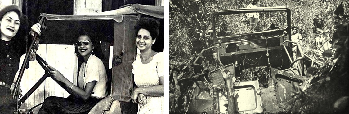 7 Al ordenar el asesinato de Patria, Minerva y María Teresa.jpg Al ordenar el asesinato de Patria, Minerva y María Teresa Mirabal, el general Trujillo afirmó: «solo tengo dos problemas políticos que resolver: la Iglesia católica y la familia Mirabal». Fotos recuperadas de: Gaceta UNAM y Red Latinoamericana de Sitios de Memoria.