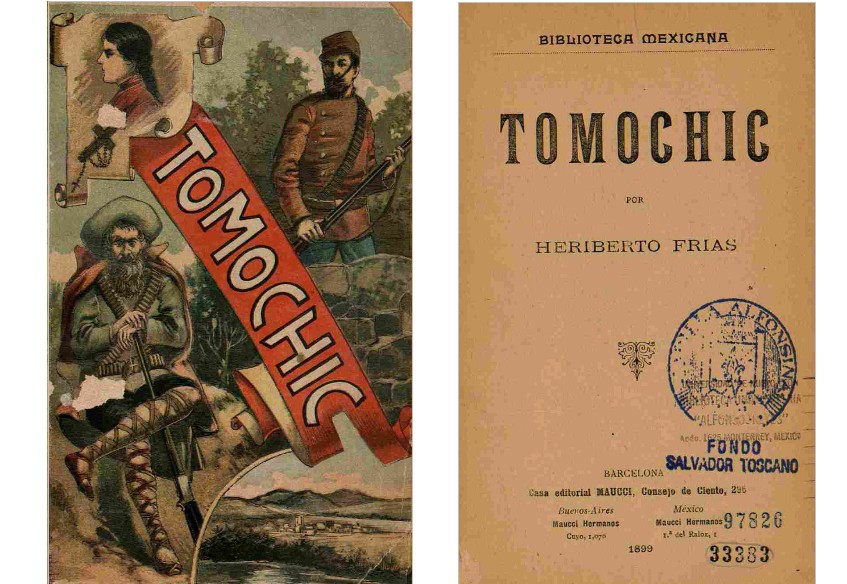 En octubre de 1892 el Noveno Batallón del ejErcito federal.jpg En octubre de 1892, el Noveno Batallón del ejército federal partió rumbo al norte de México para controlar una rebelión popular. Testigo de los hechos, Heriberto Frías publicó -de forma anónima- en el periódico El Demócrata, el relato de la campaña militar que aniquiló al pueblo de los tomoches. Fotos recuperadas del libro: Tomochic.