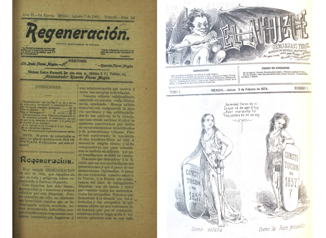 Al cumplir su primer año de vida Regeneración afirmo que habia sido un año de ruda y peligrosa labor.jpg