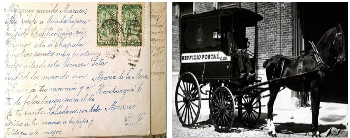 El envío de cartas telegramas y del semanario Regeneracion.jpg El envío de cartas, telegramas y del semanario Regeneración mediante los servicios de comunicación extendidos dentro y fuera de México, permitió a Ricardo Flores Magón llegar a los domicilios de los lectores interesados en la realidad política y social de México. Fotos recuperadas del libro: El Correo.