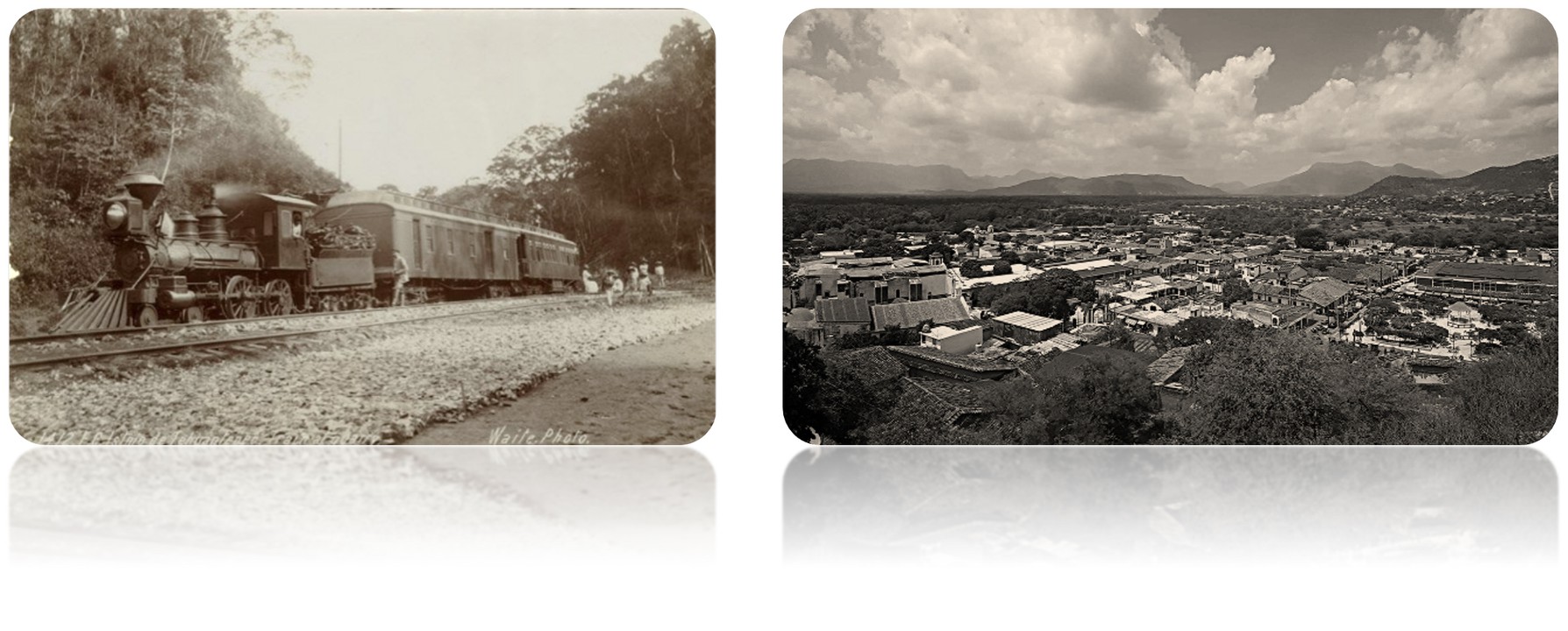 JUANA CATALINA ROMERO 01.jpg El ferrocarril de Tehuantepec factor clave para hacer realidad el sueño de unir los océanos Atlántico y Pacífico. Vista de la población de Tehuantepec. Reproducción autorizada por el INAH. https://www.facebook.com/IsmoMagicoOficial/posts/2931853180244934/?_rdr