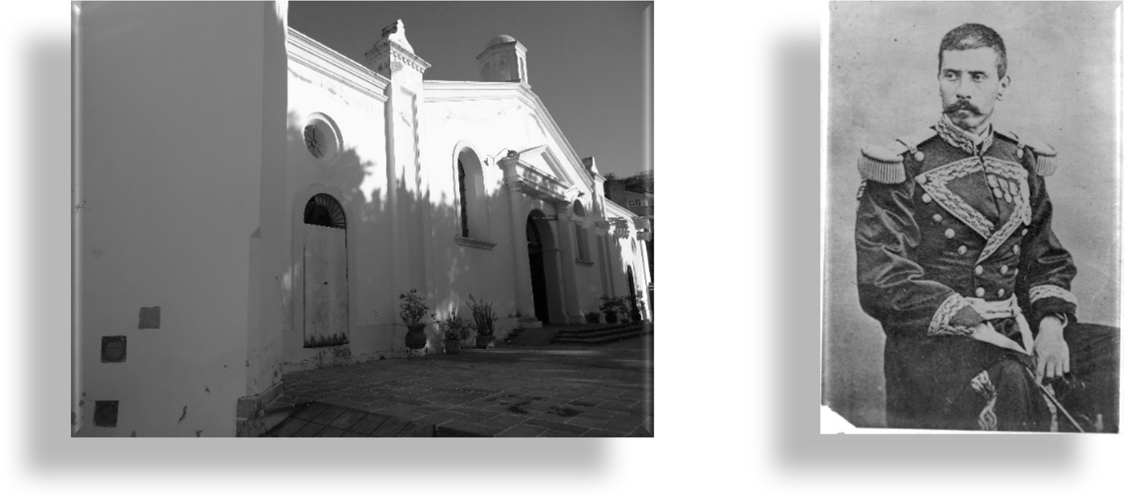 Convento dominico en Tehuantepec donde se habrían conocido -según la leyenda- el joven militar Porfirio Díaz y Juana Cata. https://commons.wikimedia.org/wiki/File:Facade_-_Templo_y_Ex-Convento_de_Santo_Domingo_-_Tehuantepec_-_Isthmus_Region_-_Oaxaca_-_Mexico_-_03_(6541167633).jpg y https://www.loc.gov/exhibits/mexican-revolution-and-the-united-states/porfiriato-sp.html