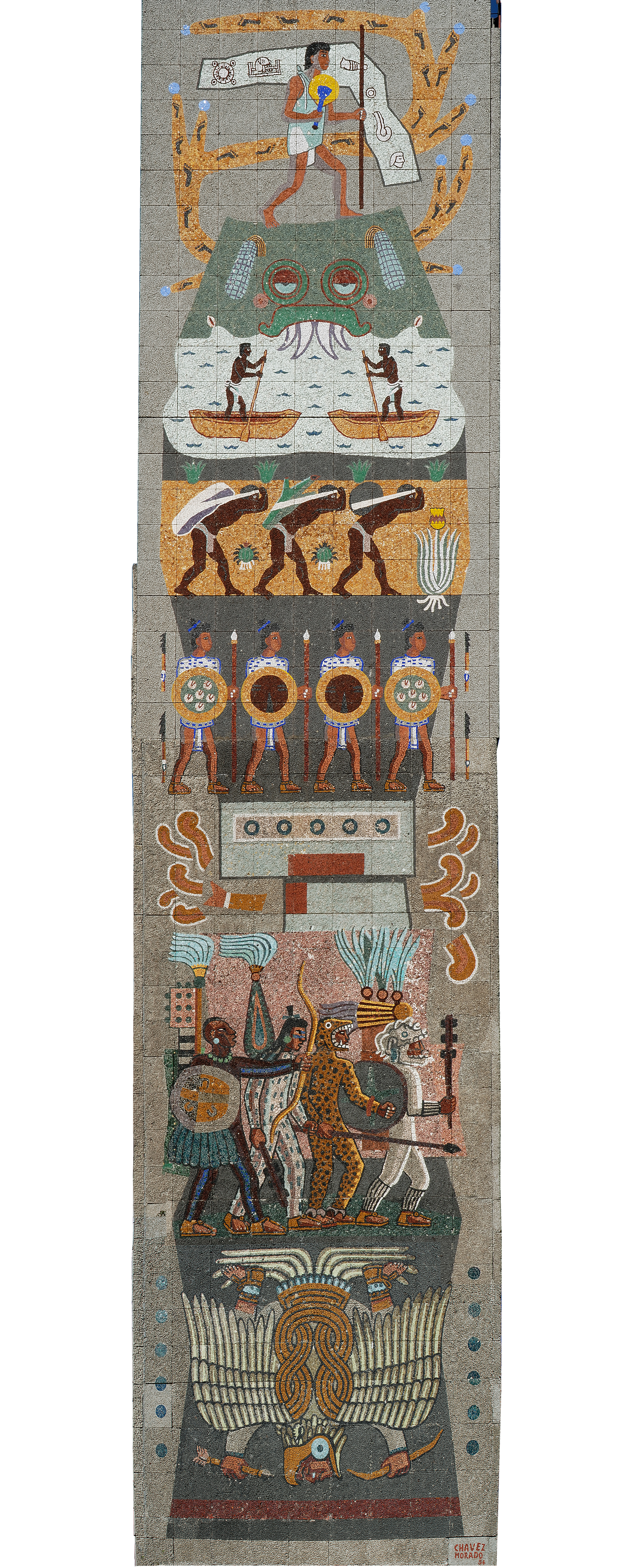 Mural Los Aztecas SCT.
