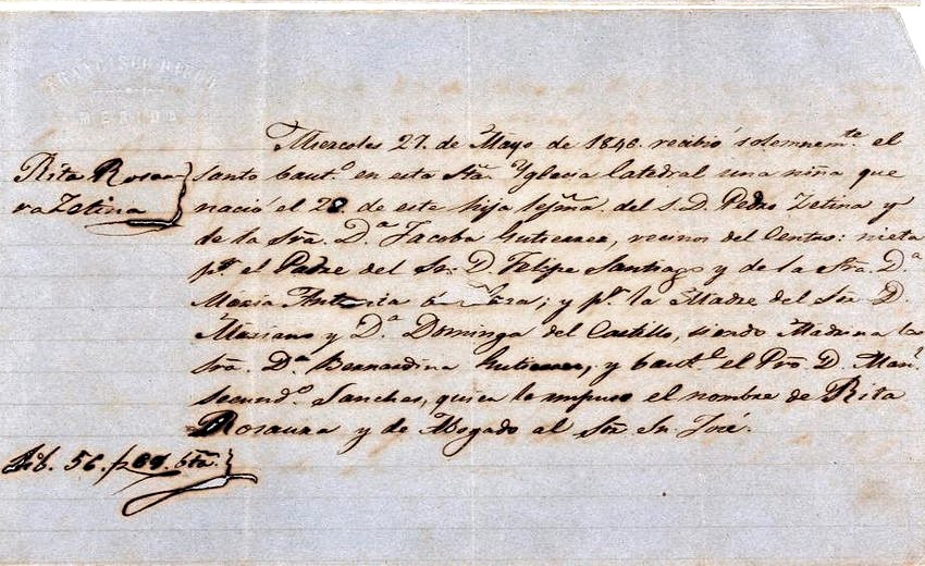 Fe-de-bautismo-de-Rita-Rosaura-Zetina-Gutierrez.jpg Fe de bautismo de Rita Rosaura Cetina Gutiérrez